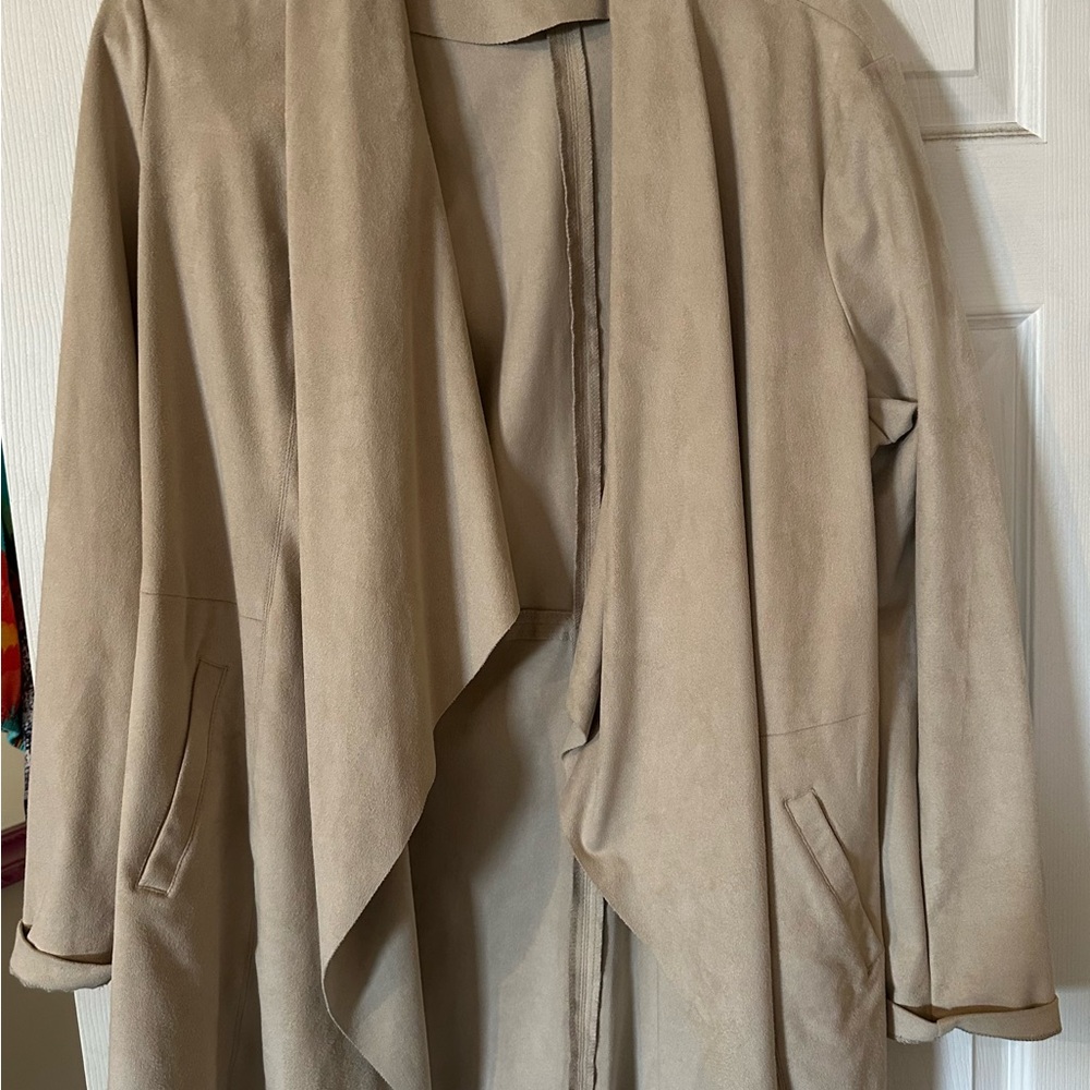 Saks Fifth Avenue Tan Trench Coat